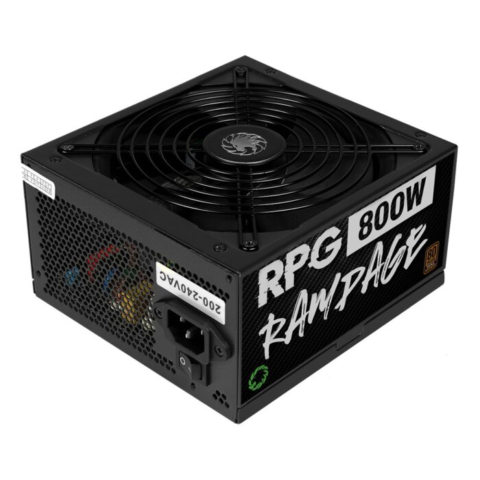 151074 GameMax RPG Rampage 800W Semi Modular 140mm Ultra Silent Fan 80 PLUS Bronze PSU - Image 3