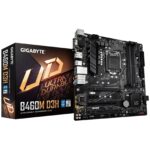 Gigabyte B460M D3H Intel Socket 1200 HDMI/DisplayPort/DVI-D/VGA Micro ATX M.2 USB C 3.2 Motherboard