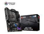 MSI MPG Z490 GAMING PLUS Motherboard ATX, LGA1200, DDR4, LAN, USB 3.2 Gen2, Type C, M.2, DisplayPort, HDMI, Pre-installed I/O Shield, RGB Mystic Light