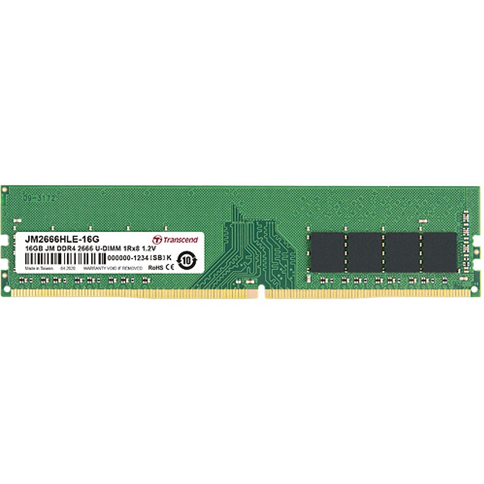 SDTRA-JM2666HL16 Transcend 16GB (1 x 16GB) DDR4 2666MHz System Memory - Image 1