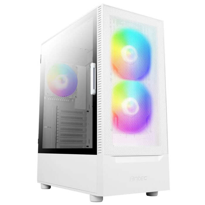 ANTEC NX410 White Antec NX410 Mid Tower White, 3 x ARGB Fan - Image 1
