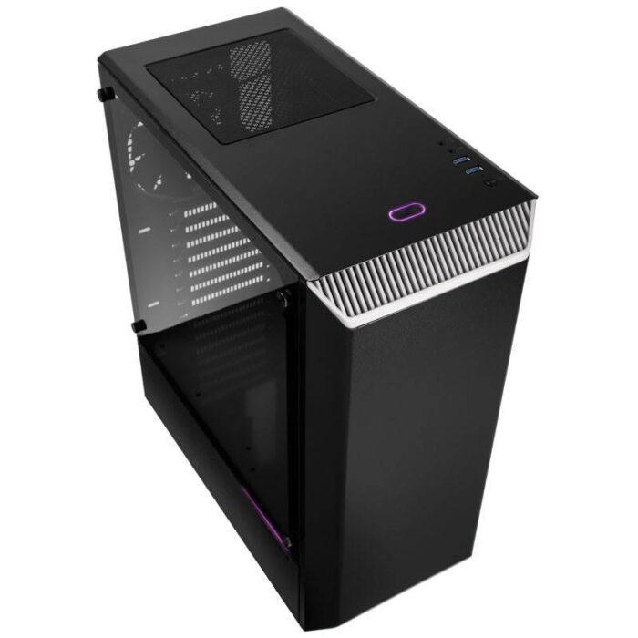 PHANTEKS ECLIPSE P300 GLASS MIDI TOWER CASE - BLACK/WHITE - Image 3
