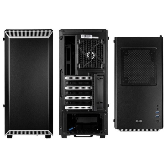 PHANTEKS ECLIPSE P300 GLASS MIDI TOWER CASE - BLACK/WHITE - Image 2