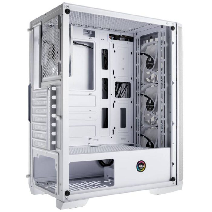 BITFENIX NOVA MESH TG SE A-RGB MIDI-TOWER, TEMPERED GLASS - WHITE - Image 6