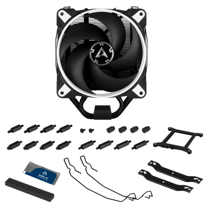 Arctic Freezer 34 eSports Edition Heatsink & Fan, Black & White, Intel & AMD Sockets, Bionix P-Fan, Fluid Dynamic Bearing, 200W TDP, - Image 4