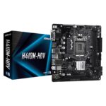 ASRock H410M-HDV Intel Socket 1200 10th Gen Micro ATX HDMI/VGA/DisplayPort USB 3.2 Gen1 Motherboard