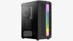 AEROCOOL - PRIME V2 MIDI TOWER, TEMPERED GLASS - BLACK