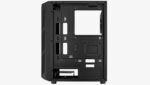 AEROCOOL - PRIME V2 MIDI TOWER, TEMPERED GLASS - BLACK - Image 3