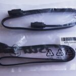 2 x SATA III Cables 0.45m Straight and Angled Dual Pack