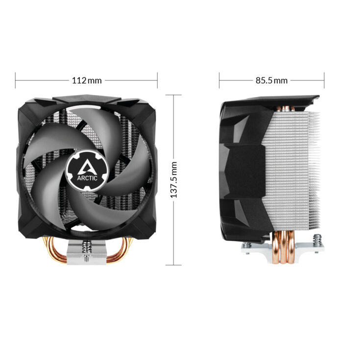 Arctic Freezer A13 X CO Compact Heatsink & Fan, AMD AM4, Continuous Operation, Dual Ball Bearing, 150W TDP - Image 2