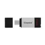 Kingston DataTraveler 80 128GB USB 3.2 USB-C Metal Grey / Black USB Flash Drive - Image 2