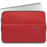 Targus 360 Perimeter Travel & Commuter Laptop Sleeve Protector for 13-15" Laptops Flame Scarlet - Image 2