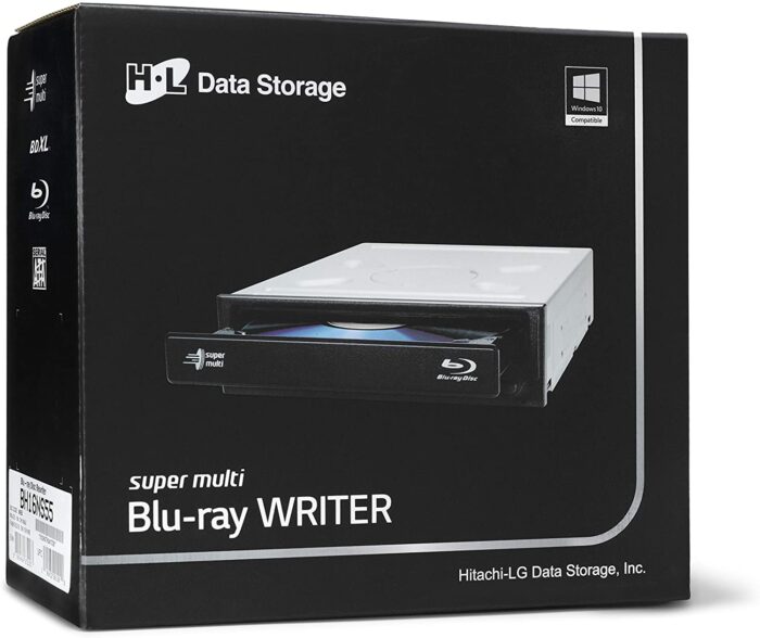 81WOHMwPR0L._AC_SL1500_ Hitachi-LG BH16 Internal Blu-Ray Drive, BD BD-R BDXL DVD-RW CD-RW ROM Player/Writer - Image 1