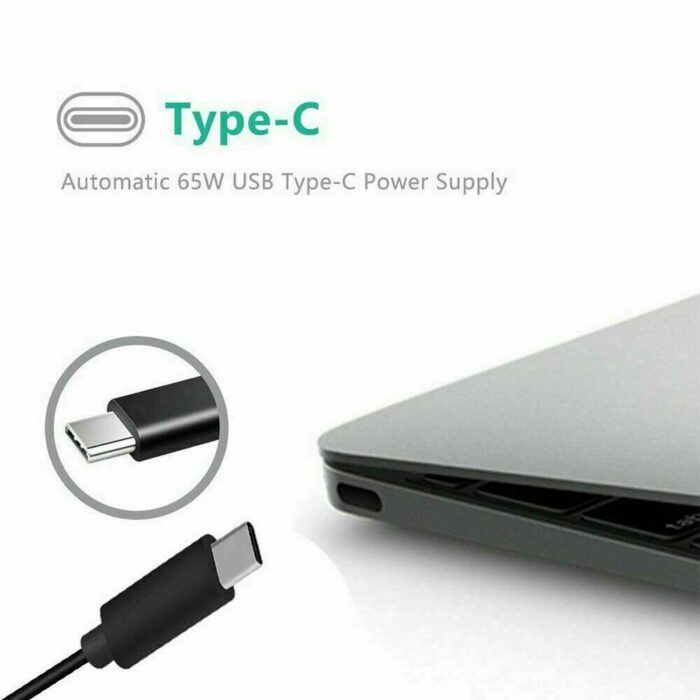 Genuine Dell 5V 3A 9V 3A 15V 3A 20V 3.25A 65W Type-C Dell Brand Adapter USB-C Power Charger - Image 2