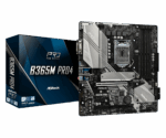 Asrock B365M PRO4, Intel B365, 1151, Micro ATX, 4 DDR4, CrossFire, VGA, DVI, HDMI, M.2, RGB Lighting