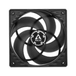 Arctic P12 12cm Pressure Optimised PWM Case Fan, Black, Fluid Dynamic - Image 3