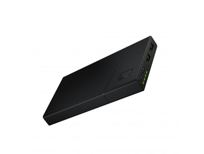 Power Bank Green Cell PowerPlay10 10000mAh USB-C 18W PD and 2x USB-A GC Ultra Charge - Image 1