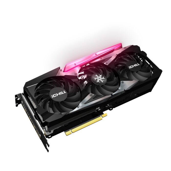 Inno3D Nvidia GeForce RTX 3060 TI ICHILL X3 RED (LHR) 8GB Triple Fan Graphics Card - Image 2