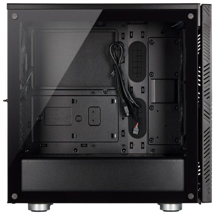 CORSAIR 275R Airflow Tempered Glass Mid-Tower Gaming Case Black - Image 2