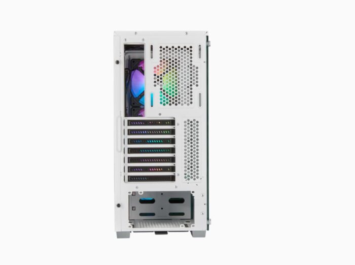 Corsair Icue 220T RGB Airflow Tempered Glass Mid-Tower Smart Case, White - Image 5