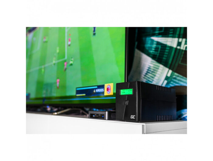 Green Cell UPS Uninterruptible Power Supply 1000VA 600W with LCD Display - Image 3