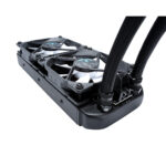 Fractal Design Celsius S24 240mm Liquid CPU Cooler, 2 x 12cm PWM Fans, Intelligent Temp-Control, Fan Hub, G 1/4" Thread, Black & White - Image 3