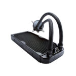 Fractal Design Celsius S24 240mm Liquid CPU Cooler, 2 x 12cm PWM Fans, Intelligent Temp-Control, Fan Hub, G 1/4" Thread, Black & White - Image 6