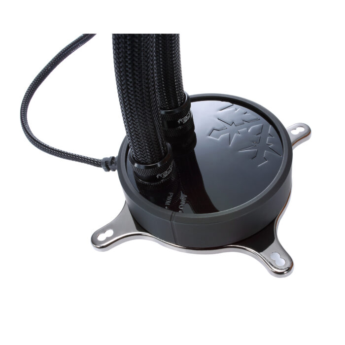 Fractal Design Celsius S24 240mm Liquid CPU Cooler, 2 x 12cm PWM Fans, Intelligent Temp-Control, Fan Hub, G 1/4" Thread, Black & White - Image 5