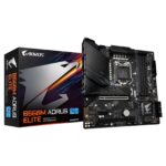 Gigabyte B560M AORUS ELITE Motherboard, Intel Socket 1200, Micro ATX, DDR4, USB 3.2 Type-C, RGB Fusion 2.0, PCIe 4.0, Q-FLASH, 2.5GbE LAN, Smart Fan 6, HDMI/DisplayPort