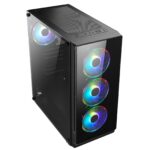 CRONUS Achos Case Gaming Black Mid Tower Addressable RGB LED Fans