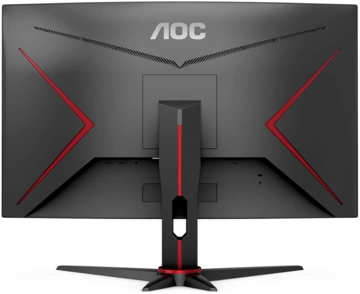 AOC Gaming C24G2AE - 24 Inch FHD Curved Monitor, 165Hz, 1 ms, AMD FreeSync, Speakers, HDMI/DP/VGA) - Image 4