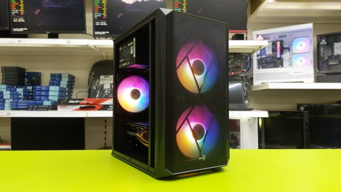 Aerocool black (4) Refurbished Basic Gaming Desktop / Intel i5 6402 3.40GHz / 16GB RAM / 480GB SSD / Multi-choice graphics - Image 1