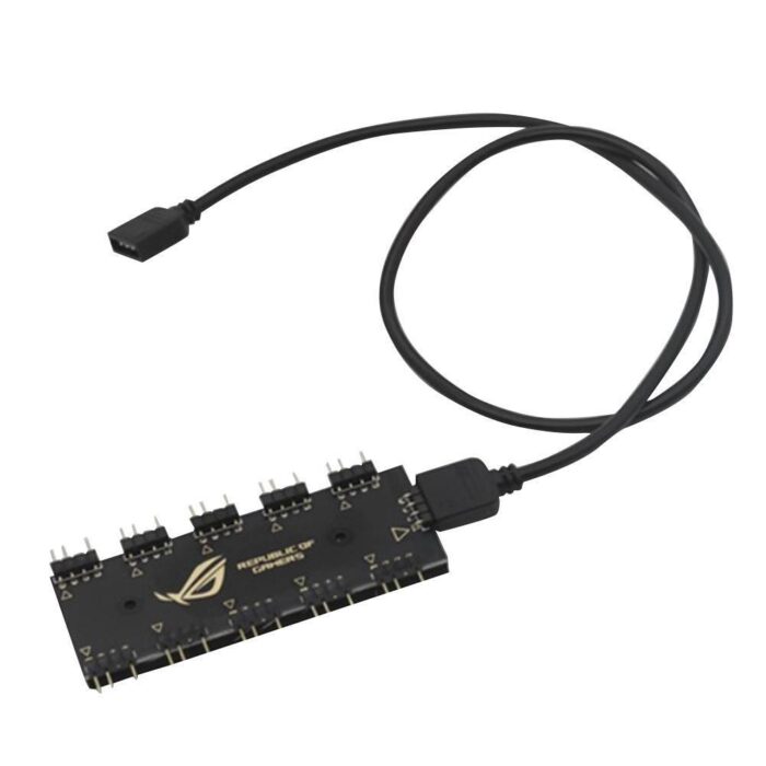 SDFDFSD DF 10 RGB Sync HUB Splitter Extension Cable for Motherboard RGB (5V 3Pin) - Image 3