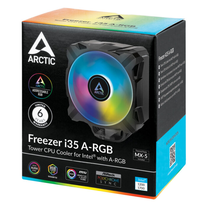 ARCTIC FREEZER I35 A-RGB CPU COOLER - Image 2
