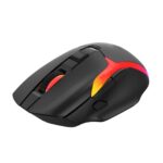Marvo Scorpion M729W Wireless Gaming Mouse, Rechargeable, RGB with 7 Lighting Modes, 6 adjustable levels up to 4800 dpi, Gaming Grade Optical Sensor with 7 Buttons, Black - Image 2