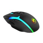 Marvo Scorpion M729W Wireless Gaming Mouse, Rechargeable, RGB with 7 Lighting Modes, 6 adjustable levels up to 4800 dpi, Gaming Grade Optical Sensor with 7 Buttons, Black - Image 4