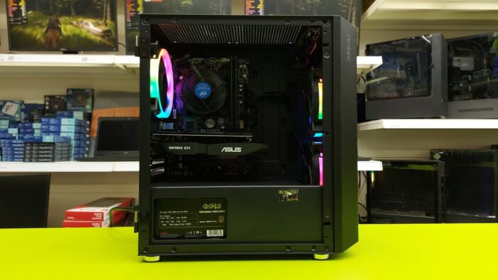 Basic Custom Gaming PC Antec NX200M / Intel i5 3.30GHz / 8GB RAM / 240GB SSD & 1TB HDD / GTX 1050 Ti 4GB - Image 2