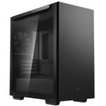 DeepCool MACUBE 110 Case, Home & Business, Black, Micro Tower, 2 x USB 3.0, Tempered Glass Side Window Panel