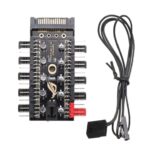10 Ports Fan Hub Splitter Speed Controller for 4 Pin PWM Fan
