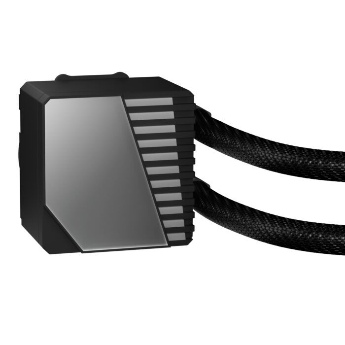 ANTEC Symphony 240 AiO Liquid CPU Cooler, Universal Socket, 240mm Radiator, PWM 1600RPM Cooling Fans, Addressable RGB LED Lighting with Chromatic ARGB Lighting Pump Head - Image 3