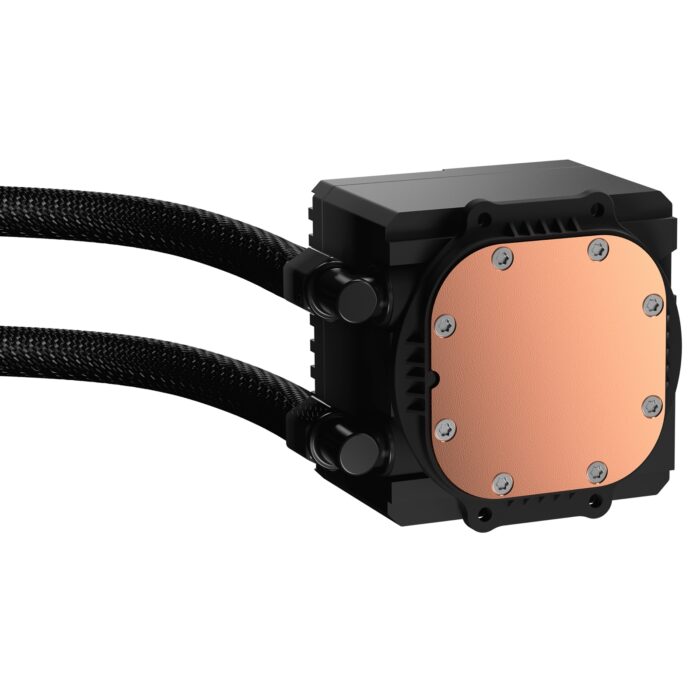 ANTEC Symphony 240 AiO Liquid CPU Cooler, Universal Socket, 240mm Radiator, PWM 1600RPM Cooling Fans, Addressable RGB LED Lighting with Chromatic ARGB Lighting Pump Head - Image 4