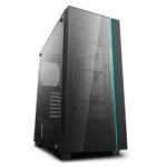 DeepCool MATREXX 55 Mesh Case, Minimalist, Black, Mid Tower, 1 x USB 3.0 / 2 x USB 2.0, Tempered Glass Side Window Panel, Mesh Front