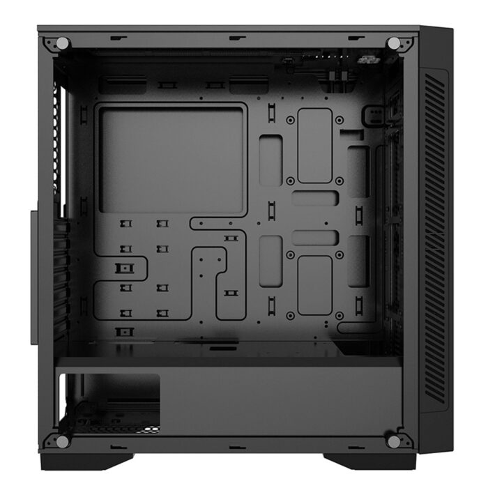 DeepCool MATREXX 55 Mesh Case, Minimalist, Black, Mid Tower, 1 x USB 3.0 / 2 x USB 2.0, Tempered Glass Side Window Panel, Mesh Front - Image 5