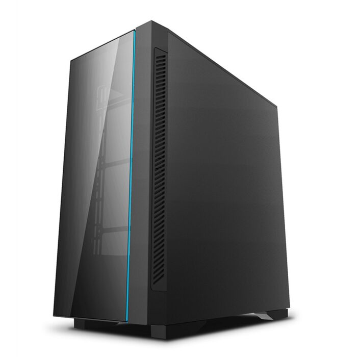 DeepCool MATREXX 55 Mesh Case, Minimalist, Black, Mid Tower, 1 x USB 3.0 / 2 x USB 2.0, Tempered Glass Side Window Panel, Mesh Front - Image 2