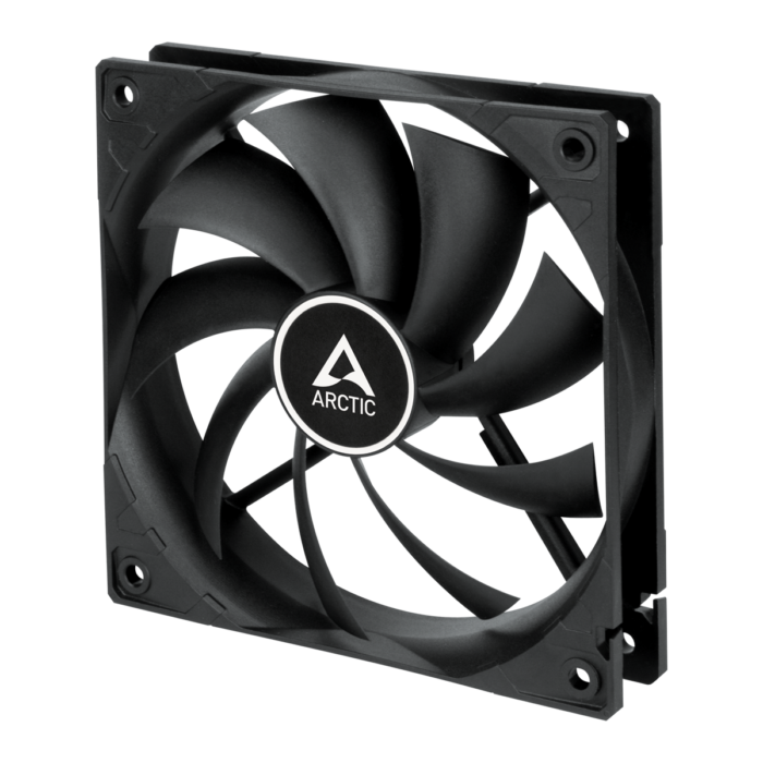Arctic F12 Low Noise 12cm Case Fan, Black, 9 Blades, Fluid Dynamic - Image 2