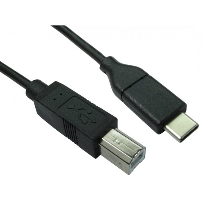 51ZAF4W4OOS._SL1000_ USB C Printer Cable, USB C to USB B 2.0 Cable, Compatible with Printers, Scanners and other accessories 2M - Image 1