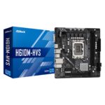 ASRock H610M-HVS Motherboard, Intel Socket 1700, 12th Gen, Micro ATX, DDR4