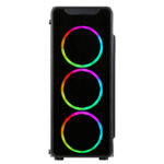 CIT Blaze Gaming Case With 6 x ARGB Fans MB Sync Tempered Glass Side Window - Image 2