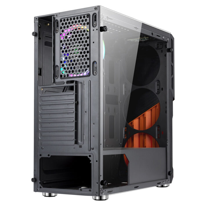 CIT Havoc Midi ATX 1 x ARGB Fan and Hub Tempered Glass - Image 6