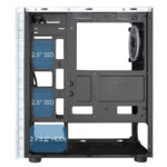 CIT Raider White 4 x Halo Spectrum RGB Fans Glass Front and Side MB SYNC - Image 6